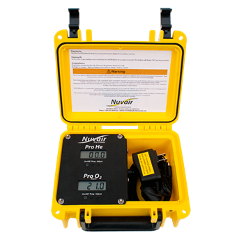 Nuvair Pro Trimix Alarm Analyzer