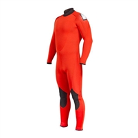 Henderson 5/3mm Men's Fire Fleece Rescue Swimmer Safety Orange Backzip Jumpsuit