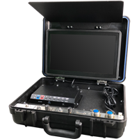 CON-3500/D Suitcase Dual Console With 15" Color LCD Monitor & HDD DVR Recorder by Outland Technology