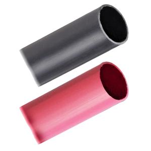 Pacer Battery Cable Heavy Wall Heat Shrink Tubing - 1&quot; x 3&quot; - Black/Red (2-Pieces Combo Pack) [BHW1-3BKRD]