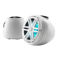 JL Audio M3 VeX Series 6.5&quot; Enclosed Coaxial Speakers w/RGB LED Lighting  White Sports Grilles - M3-650VEX-Gw-S-Gw-i [010-03258-00]