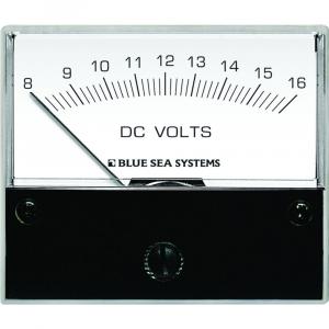 Blue Sea 8003 DC Analog Voltmeter - 2-3/4&quot; Face, 8-16 Volts DC [8003]