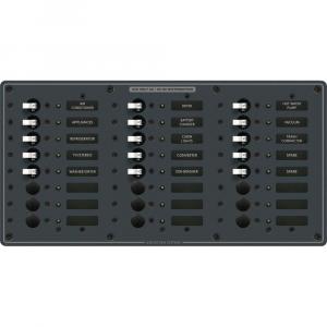 Blue Sea 8165 AV 24 Position 230v (European) Breaker Panel - White Switches [8165]