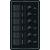 Blue Sea 8373 Water Resistant 6 Position - Black - Vertical Mount Panel [8373]