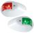 Perko LED Side Lights - Red/Green - 12V - White Epoxy Coated Housing [0602DP1WHT]