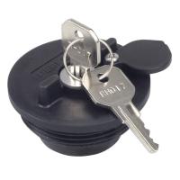 Perko Fuel System Locking Cap f/ 1-1/2&quot; Non-Vented Fills [1324DP0BLK]