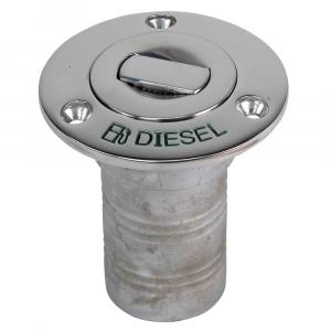 Whitecap Bluewater Push Up Deck Fill - 1-1/2&quot; Hose - Diesel [6994CBLUE]