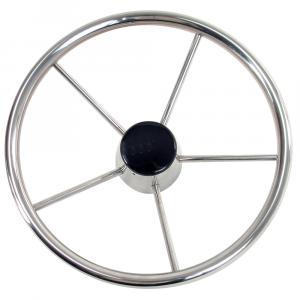 Whitecap Destroyer Steering Wheel - 15&quot; Diameter [S-9002B]