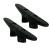 Whitecap Black Nylon Cleat 6&quot; Pair [3421BP]