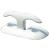 Dock Edge Flip Up Dock Cleat 6&quot; White [2606W-F]