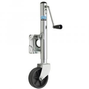 Pro Series 1000 lbs. Zinc Plated Swivel Jack w/6&quot; Poly Wheel [EJ10000101]