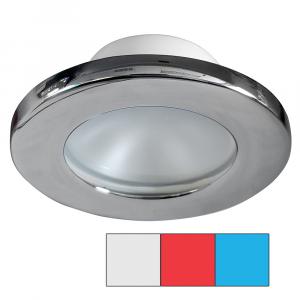 i2Systems Apeiron A3120 Screw Mount Light - Red, Cool White &amp; Blue - Chrome Finish [A3120Z-11HAE]