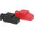 Blue Sea 4018 Square CableCap Insulators Pair Red/Black [4018]