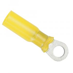 Pacer 22-18 AWG Heat Shrink Ring Terminal - #8 Stud Size - 100 Pack