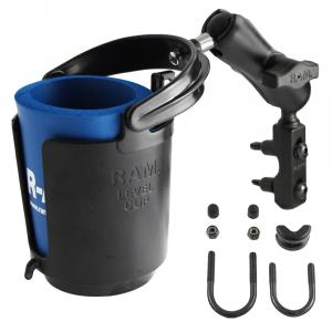 RAM Mount Small Tough-Claw Base w/1 Ball & M6 x 30 SS Hex Head Bolt  f/Raymarine Dragonfly-4/5 & WiFish