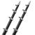 TACO 15' Telescopic Outrigger Poles HD 1-1/2&quot; - Black/Silver [OT-0542BKA15-HD]