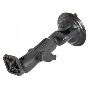 RAM Mount Composite Twist Lock Suction Cup w/Double Socket Arm &amp; Double Base Adapter [RAP-B-166U]