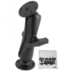 RAM Mount 1.5&quot; Double Ball Mount with Hardware for Garmin Striker + More [RAM-101-G4]