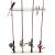 TACO Deluxe 4-Rod Pontoon Boat Tackle Rack - White [P03-074W]