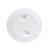 Beckson 4&quot; Smooth Center Screw-Out Deck Plate - White [DP40-W]