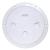 Beckson 8&quot; Smooth Center Screw-Out Deck Plate - White [DP80-W]