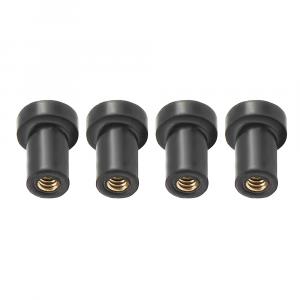 RAM Mount Mari-Nut Rubber Expansion Brass Nuts - 4 Pack [RAM-MARI-NUT-4U]