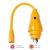 Marinco P30-15 EEL 15A-125V Female to 30A-125V Male Pigtail Adapter - Yellow [P30-15]