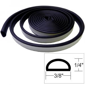 TACO Weather Seal - 10'L x 1/4&quot;H x 3/8&quot;W - Black [V30-1333B10-1]