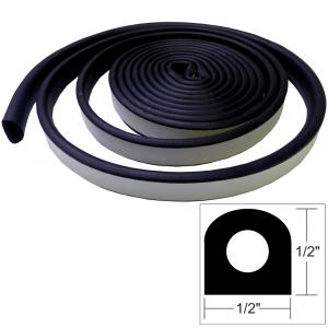 TACO Weather Seal - 10'L x 1/2&quot;W x 1/2&quot;H - Black [V30-0202B10-1]