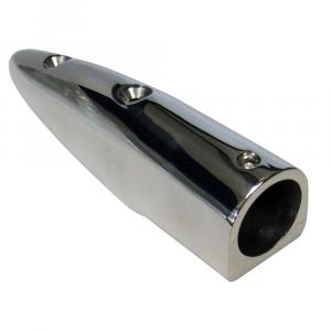 Whitecap 5-1/2 Degree Rail End (End-In) - 316 Stainless Steel - 7/8&quot; Tube O.D. [6049C]