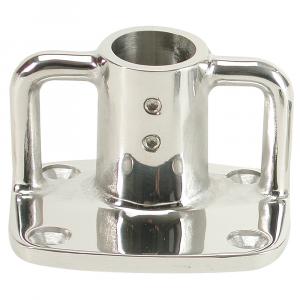 Whitecap 4 Degree Rectangular Base - 316 Stainless Steel - 3-1/2&quot; x 3&quot; [11901]