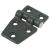 Whitecap Shortside Door Hinge - Black Nylon - 1-3/8&quot; x 2-1/4&quot; [S-3032]