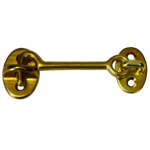 Whitecap Cabin Door Hook - Polished Brass - 3&quot; [S-1402BC]