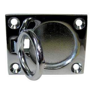 Whitecap Flush Pull Ring - CP/Brass - 2&quot; x 2-1/2&quot; [S-3362C]