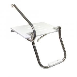 Whitecap White Poly Swim Platform w/Ladder f/Outboard Motors [67902]