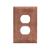 Whitecap Teak Outlet Cover/Receptacle Plate [60170]