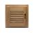 Whitecap Teak Louvered Door &amp; Frame - Right Hand - 12&quot; x 12&quot; [60720]