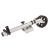 Fulton XLT 1500 lbs. Swing Away Bolt-On Jack w/12&quot; Travel &amp; 8&quot; Poly Wheel - Sharkskin Finish [141133]