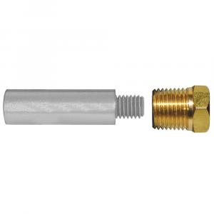 Tecnoseal E0 Pencil Zinc w/Brass Cap [TEC-E0-C]