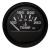 Faria Euro Black 2&quot; Water Temperature Gauge (100-250 DegreeF) [12812]