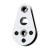 Ronstan Wire Block - Tubular Rivet Head w/Nylatron Sheave - 25mm (1&quot;) Sheave Diameter [RF418]