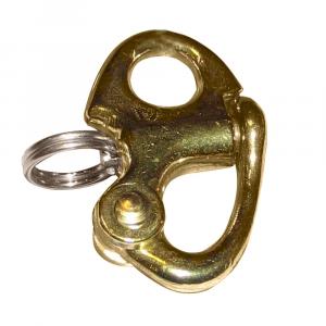 Ronstan Brass Snap Shackle - Fixed Bail - 41.5mm (1-5/8&quot;) Length [RF6000]