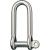 Ronstan Long Dee Shackle - 3/8&quot; Pin - 2-3/8&quot;L x 23/32&quot;W [RF625]