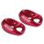 Ronstan Shock - 3/16&quot; Line - 1/4&quot; Webbing - Red - Pair [RF8080R-2]