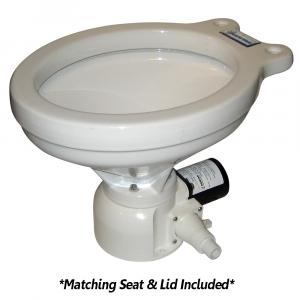 Raritan Sea Era Toilet - Household Style - Remote Intake Pump - Straight  90 Discharge - Smart Toilet Control - 12v [162HR012]