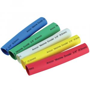 Ancor Adhesive Lined Heat Shrink Tubing - 5-Pack, 3&quot;, 12 to 8 AWG, Assorted Colors [304503]