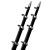 TACO 15&#039; Black/Silver Outrigger Poles - 1-1/8&quot; Diameter [OT-0442BKA15]