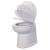 Jabsco 17&quot; Deluxe Flush Fresh Water Electric Toilet w/Soft Close Lid - 12V [58040-3012]