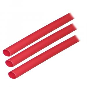 Ancor Adhesive Lined Heat Shrink Tubing (ALT) - 1/4&quot; x 3&quot; - 3-Pack - Red [303603]