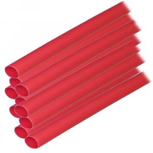 Ancor Adhesive Lined Heat Shrink Tubing (ALT) - 1/4&quot; x 12&quot; - 10-Pack - Red [303624]